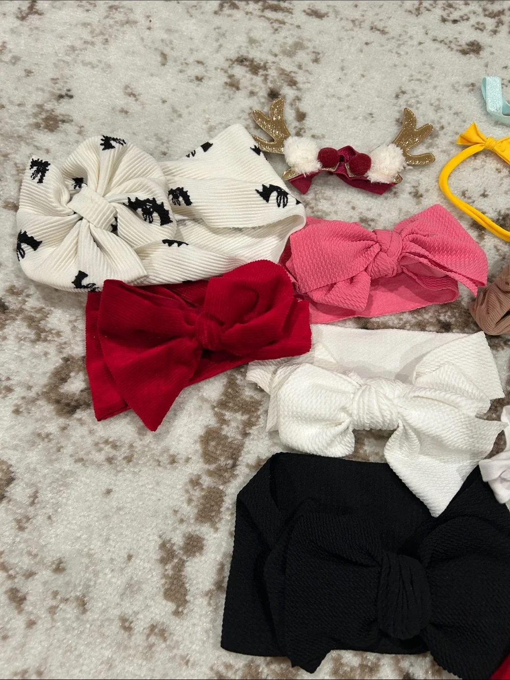Assorted Baby Headbands and Bows- Mixed Colors